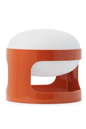Direttamente Dal Produttore Lampada da tavolo Kartell KD28, arancione, Ø 25 cm, E14-LED