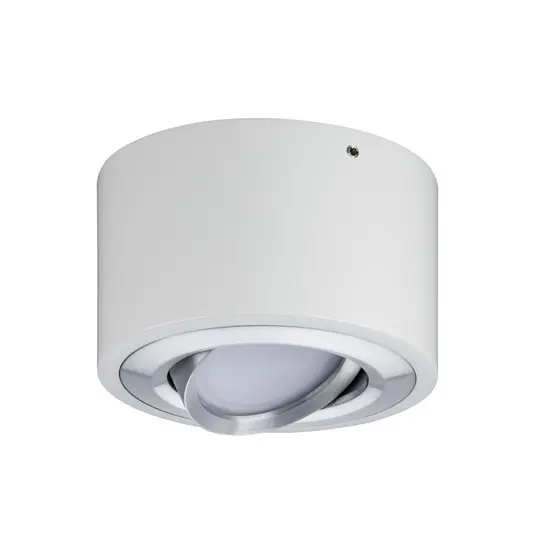 Saldi Paulmann plafoniera LED Argun, bianca, Ø 10 cm, metallo