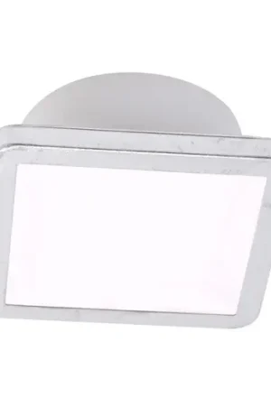 Offerta LightMe plafoniera Aqua Uno, 11x11 cm, argento foglia, IP44
