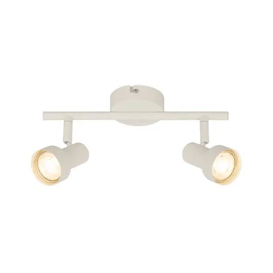Faretto da soffitto Tapp, bianco, lunghezza 28 cm, a 2 luci, metallo, GU10 Miglior Prezzo