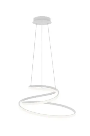 Compra Online Lampada LED a sospensione COASTER, bianca, Ø 60 cm, metallo, CCT