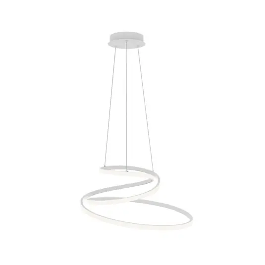 Compra Online Lampada LED a sospensione COASTER, bianca, Ø 60 cm, metallo, CCT