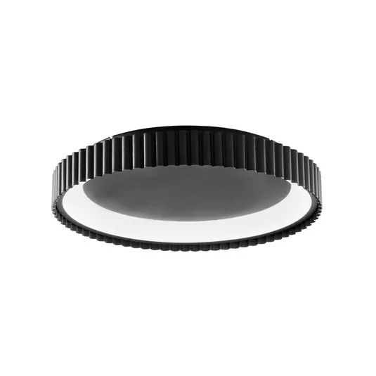 Popolare Plafoniera LED Niike, nera, Ø 40 cm, metallo, CCT