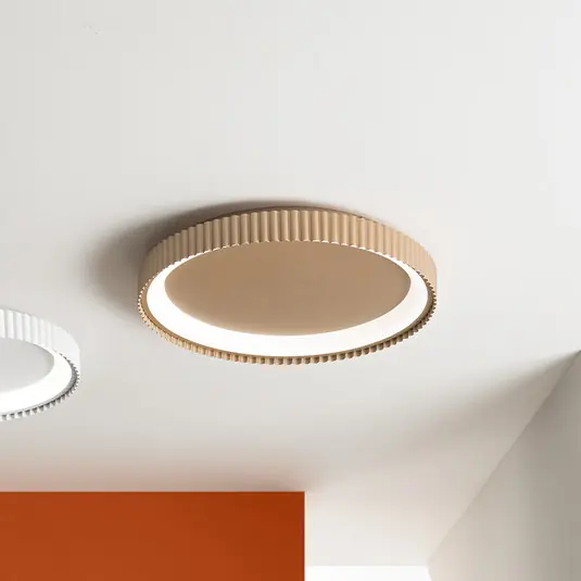 Prezzo Scontato Plafoniera LED Niike, color oro, Ø 50 cm, metallo, CCT