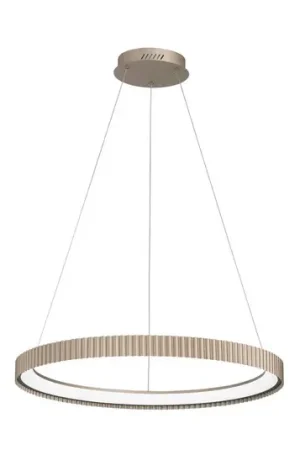 Lampada LED a sospensione Niike, color oro, Ø 70 cm, metallo, CCT Acquista Ora