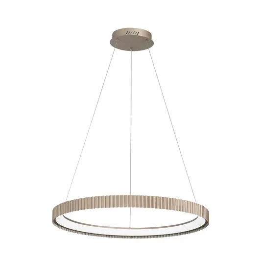 Lampada LED a sospensione Niike, color oro, Ø 70 cm, metallo, CCT Acquista Ora