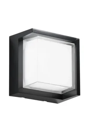 Applique da esterni LED BLOCK, nera, 16 cm Plastica, CCT A Buon Prezzo