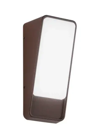 Appliance da esterni LED Coupe, color bronzo, altezza 20 cm, metallo Prezzo Ridotto