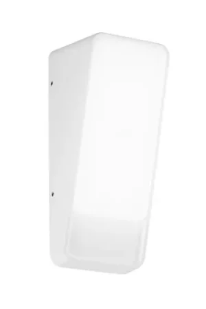 Appliance da esterni LED Coupe, bianca, altezza 20 cm, metallo Esclusivo