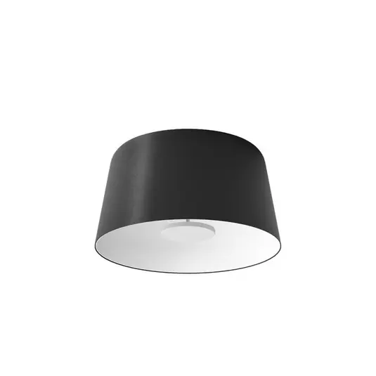 Plafone LED Delfi_S, nero, Ø 45 cm, metallo Prezzo Ridotto