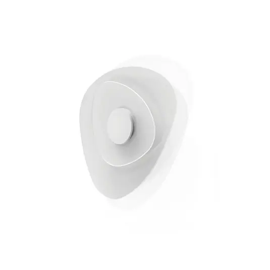 Prezzo Scontato Appliance a LED Joint_W, ovale, 58 cm, bianca, metallo