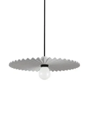 Lampada a sospensione Doge_P, bianca, metallo, Ø 39 cm, E27 Sconto