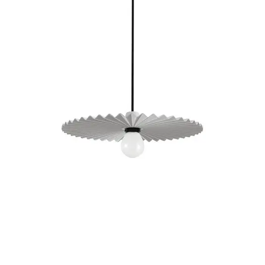 Lampada a sospensione Doge_P, bianca, metallo, Ø 39 cm, E27 Sconto