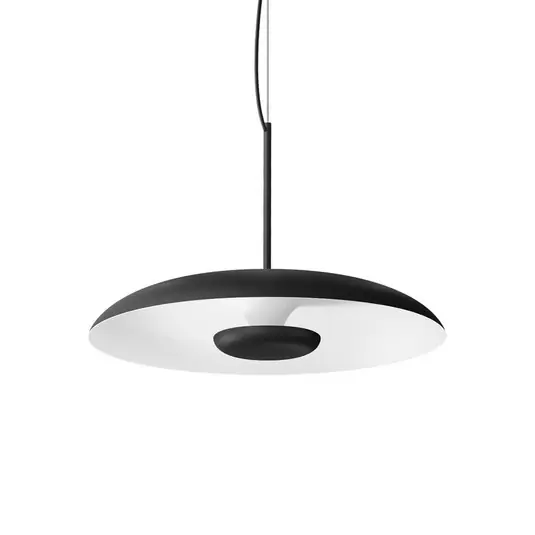 Reso Gratuito Lampada LED a sospensione Basin_P, nera, metallo, Ø 49 cm, IP40