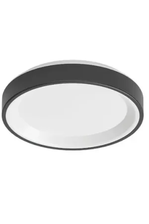 Consegna Rapida Applique a LED Iside, nera, metallo, Ø 35 cm, IP40