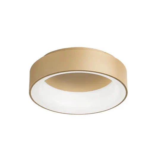 Popolare Plafoniera LED Noah, color oro, Ø 60 cm, metallo, CCT