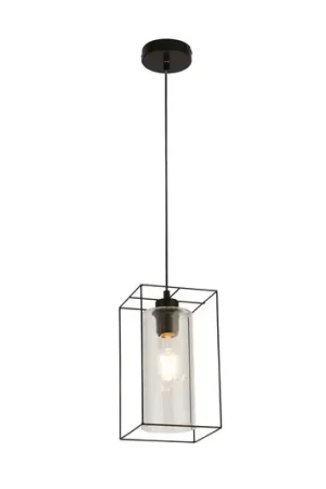 Lampada a sospensione Vesperon, trasparente, vetro, a 1 luce, 15 cm Consegna Rapida