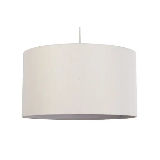 Offerta Limitata Lampada a sospensione Rayna, Ø 50 cm, bianco, lino, E27