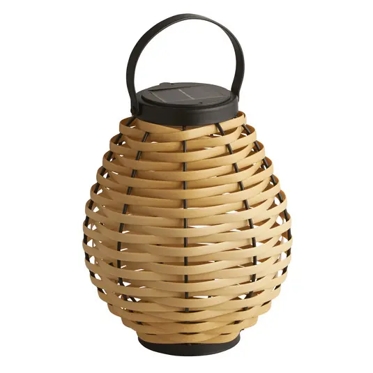 Acquista Ora Lampada LED per terrazza Netan, marrone, rattan, 23 cm, IP44