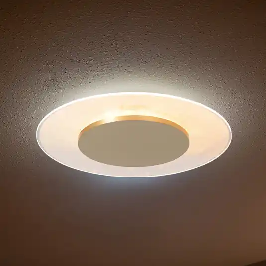 Bestseller Plafoniera LED Lido, color oro, Ø 28 cm