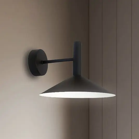 Occasione Imperdibile Applique a LED Marsi, nera, Ø 25 cm, metallo