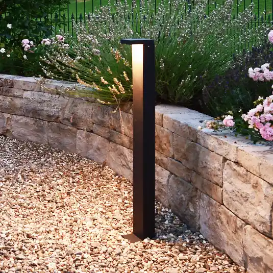 Novità Lampione a LED Lerna 1000 grigio scuro Altezza 100 cm 7,4 W CCT