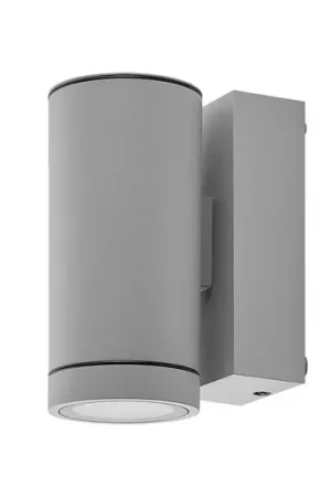 Applique da esterno ShoreLine Pro Round, grigio chiaro, GU10 Sconto
