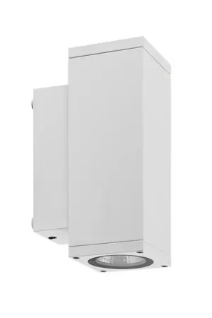 Appliance da esterni LED ShoreLine Pro Square up/down, bianca Di Tendenza
