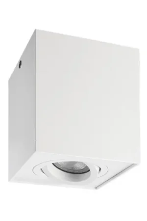 Professionale Faretto da soffitto Bengala angolare, bianco, alluminio, GU10, orientabile