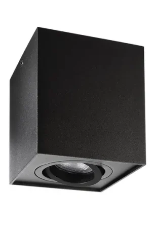Scelto Dai Clienti Faretto da soffitto Bengala angolare, nero, alluminio, GU10, orientabile