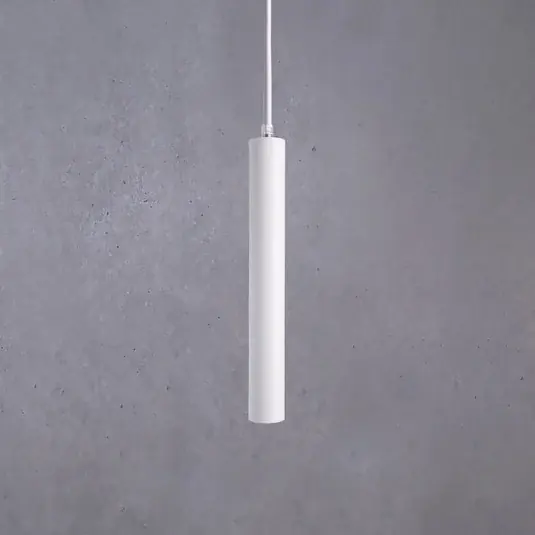 Lampada LED a sospensione Slim, bianca, alluminio, 2.700 K A Buon Prezzo