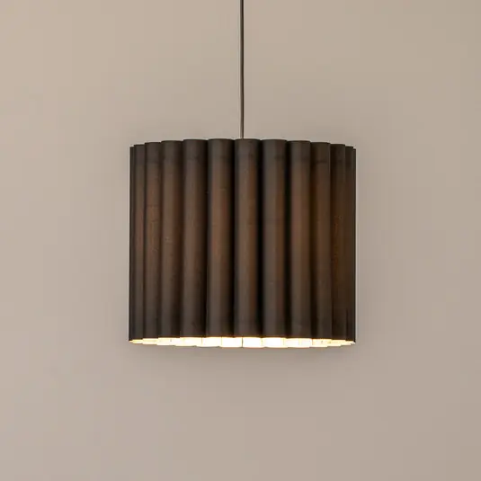 Lampada a sospensione Aria, nera, microfibra, E27 Bestseller