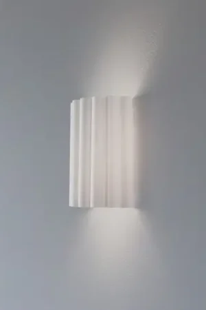 Applique Aria, bianco, microfibra, E27 Ordina Subito