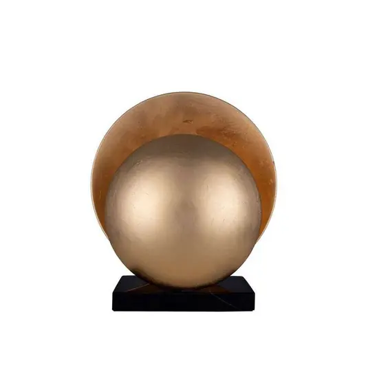 Spedito Oggi Globen Lighting Lampada da tavolo ORBIT, ottone, altezza 32 cm