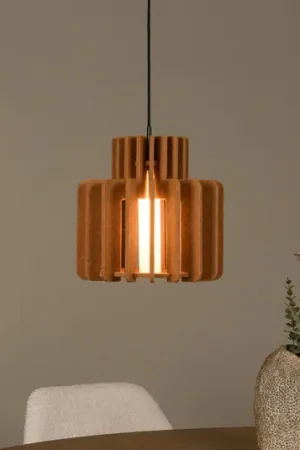 Lampada a sospensione Rollo, terracotta, Ø 31 cm, tessuto/metallo/vetro Solo Oggi
