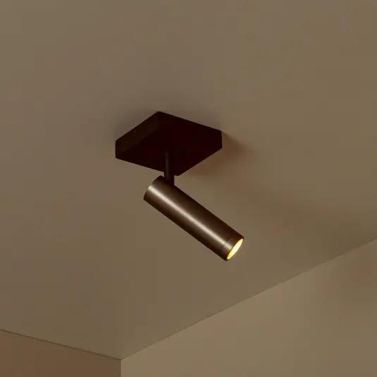 Ordina Subito Faretto da soffitto Grado, lunghezza 10 cm, grigio, metallo