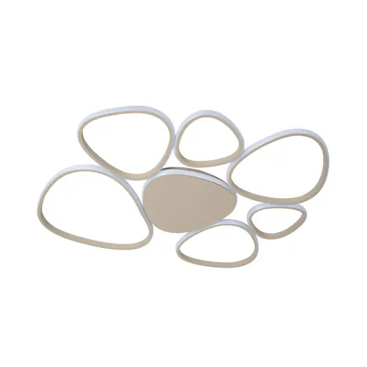 Plafoniera LED Samling, lunghezza 90 cm, taupe, metallo Ultimissimo Modello