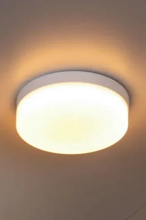 Spedito Oggi Plafoniera LED per il bagno Biskit, bianco, Ø 23 cm, plastica