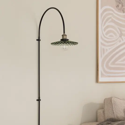 Globen Lighting applique COBBLER, verde, altezza 150 cm, vetro Affare