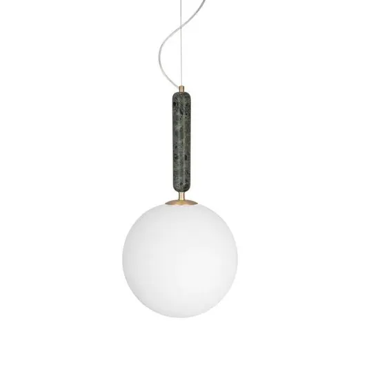 Professionale Globen Lighting Lampada a sospensione Torrano, verde, Ø 30 cm