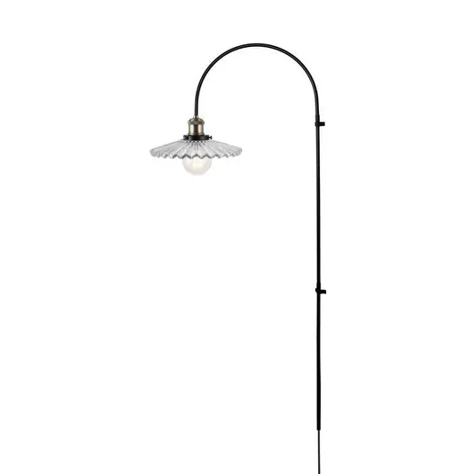 Super Prezzo Globen Lighting applique COBBLER, trasparente, altezza 150 cm