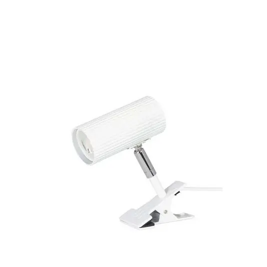 Prezzo Conveniente Globen Lighting Lampada con morsetto Hubble, bianca