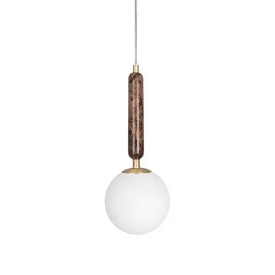 Globen Lighting Lampada a sospensione Torrano, marrone, Ø 15 cm Prezzo Conveniente
