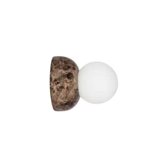 Saldi Globen Lighting Applique Torrano marrone marmorizzato 13 cm IP44