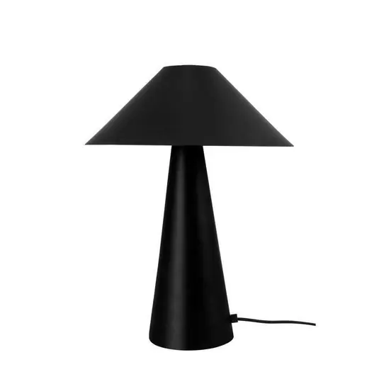 Offerta Limitata Globen Lighting Lampada da tavolo Cannes, nera, altezza 40 cm