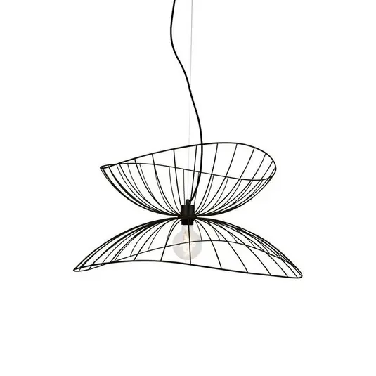 Globen Lighting Lampada a sospensione RAY, nera, Ø 70 cm Sconto