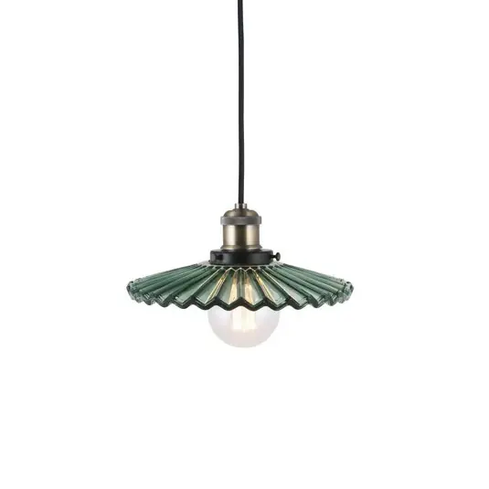 Globen Lighting Lampada a sospensione COBBLER, verde, Ø 25 cm Ultimissimo Modello