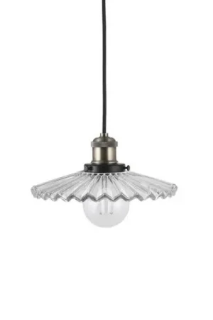 Direttamente Dal Produttore Globen Lighting Lampada a sospensione COBBLER, trasparente, Ø 25 cm