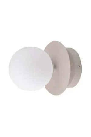 Globen Lighting Applique ART DECO, beige/bianco Ø 16 cm IP44 Vendita Finale