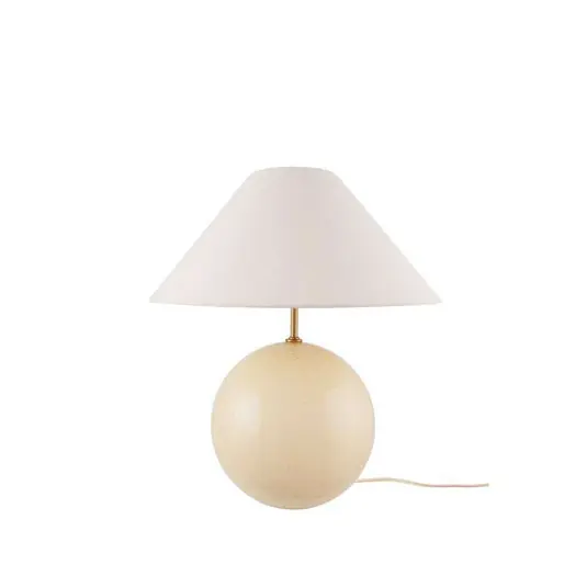 Globen Lighting Lampada da tavolo IRIS, color crema, altezza 39 cm Compra Oggi Stesso
